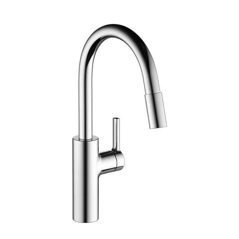 Luna Single Handle Pull-Out Spray Kitchen Faucet Chrome