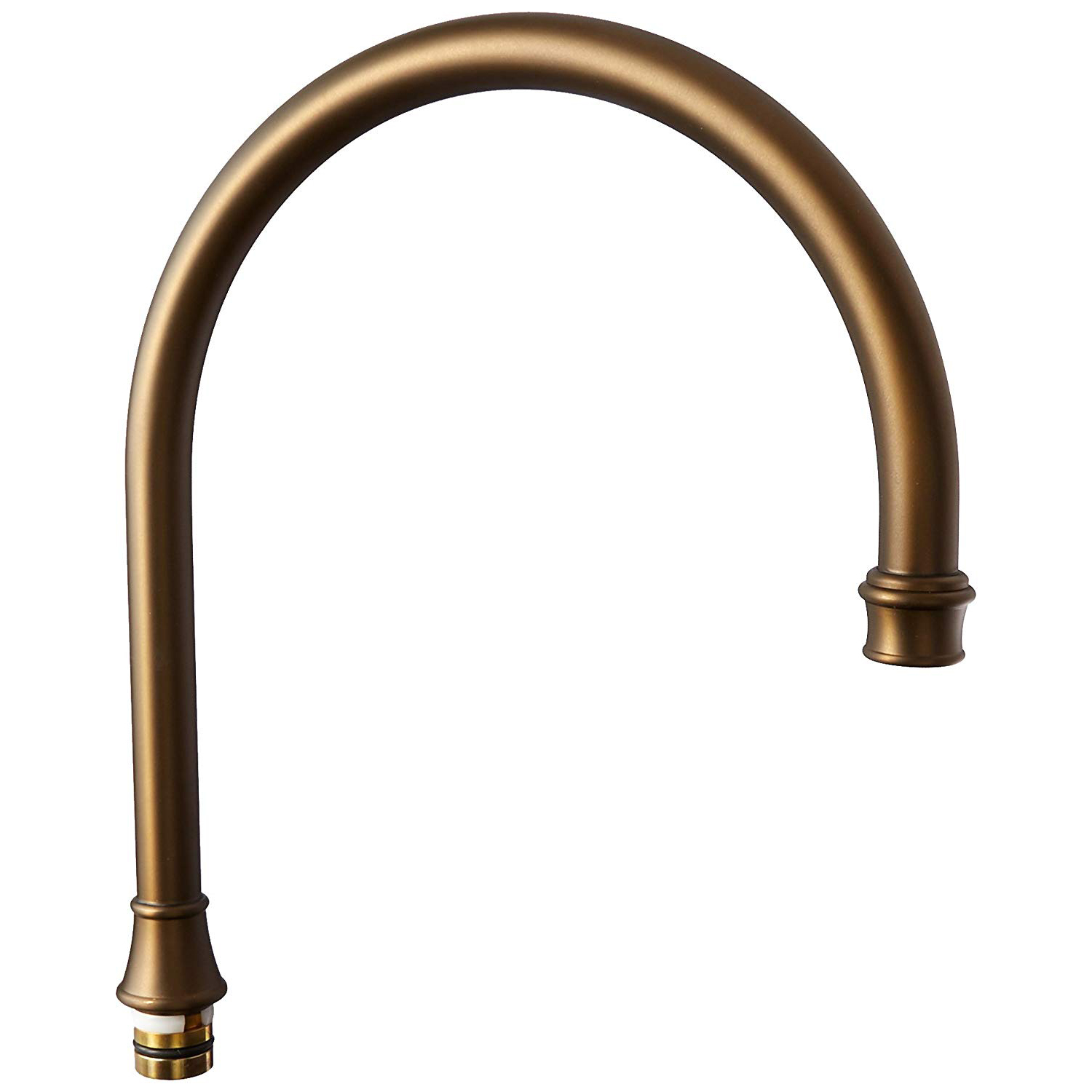 C-Spout for Kitchen Faucets in English Brass