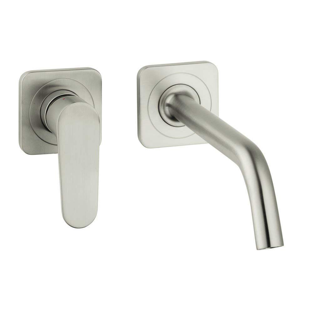 Axor Citterio M Wall Mount Lav Faucet Trim In Brushed Nickel
