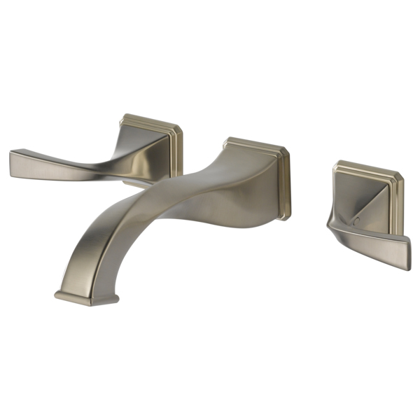 Brizo Virage Wall Mount Lavatory Faucet in Brushed Nickel