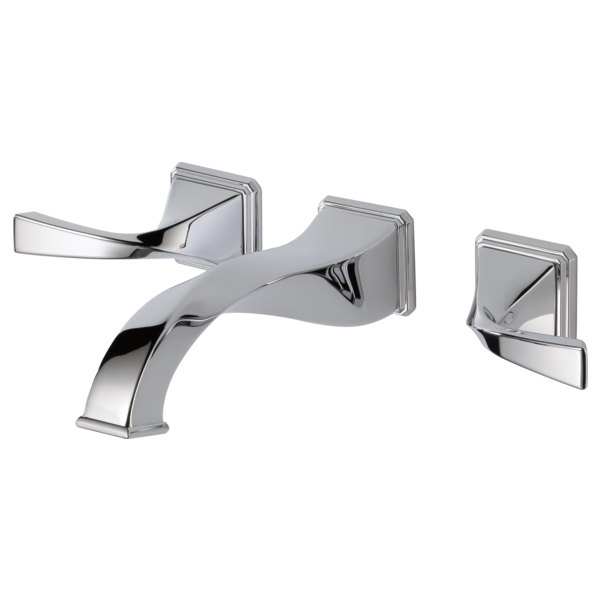 Brizo Virage Wall Mount Lavatory Faucet in Chrome