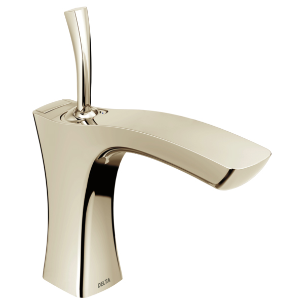 Tesla Single Hole Lav Faucet in Polished Nickel w/No Pop-Up