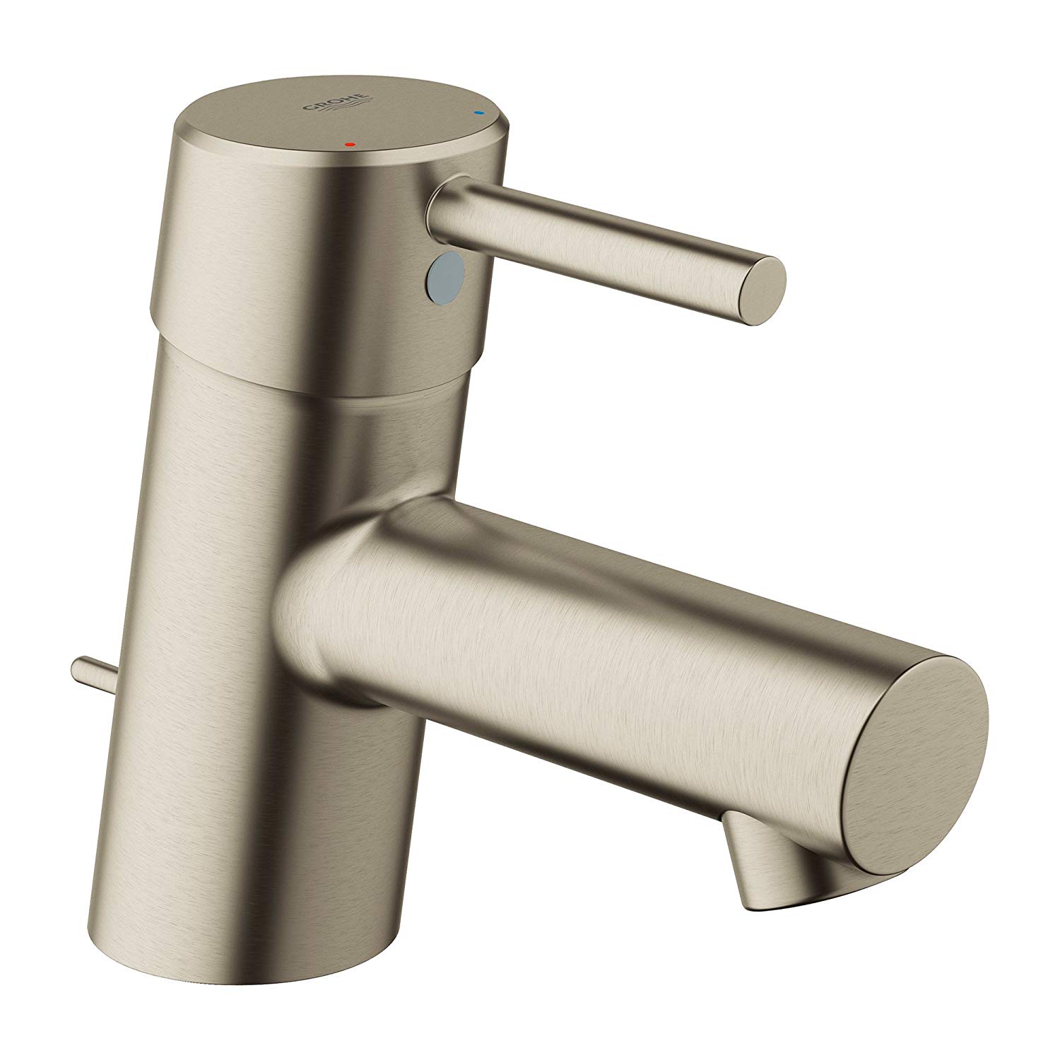 Concetto Single Hole Lav Faucet XS-Size in Brushed Nickel