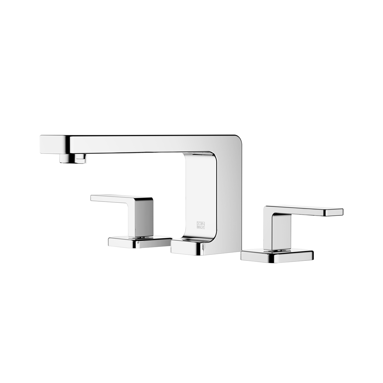 Lulu Widespread Lavatory Faucet in Chrome w/Lever Handles
