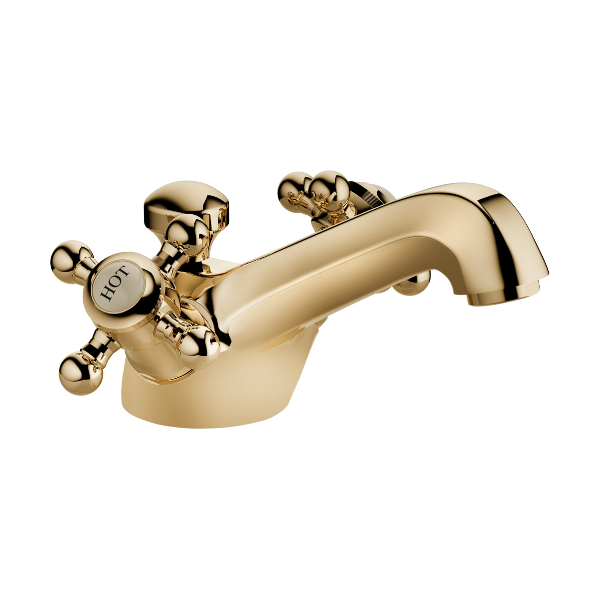 Madison Single Hole Lavatory Faucet in Brass w/Pop-Up