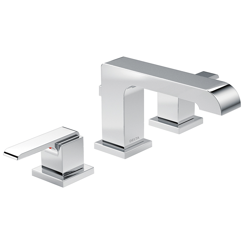 Ara 2-Handle Widespread Lavatory Faucet in Chrome