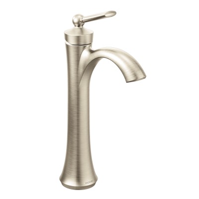 Wynford 13-1/8" Single Hole Lav Faucet in Brushed Nickel