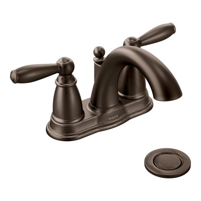 Brantford 4" Centerset Lav Fct in Oil Rubbed Bronze w/Metal Waste Assembly