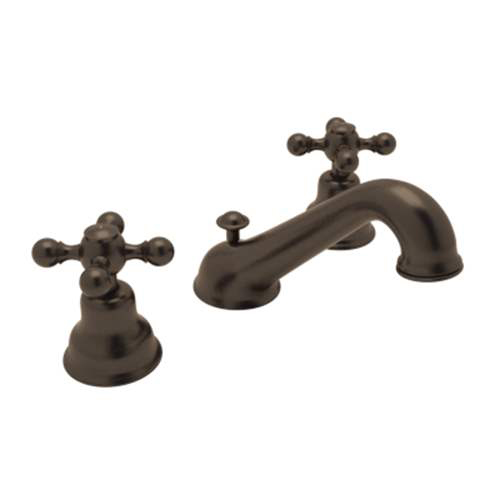 Arcana Widespread Lavatory Faucet in Tuscan Brass w/Cross Handle