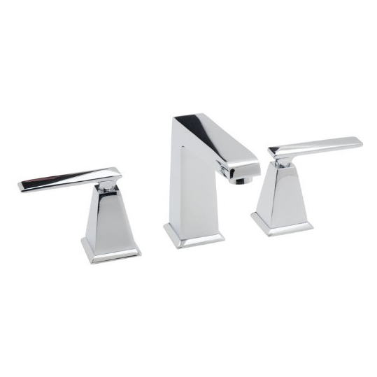 Vincent Widespread Lavatory Faucet in Satin Nickel