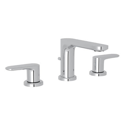 Meda Widespread Lav Faucet in Polished Chrome