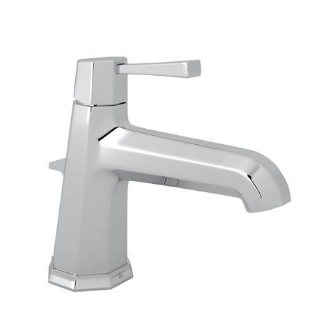 Deco Single Hole Lav Faucet in Polished Nickel