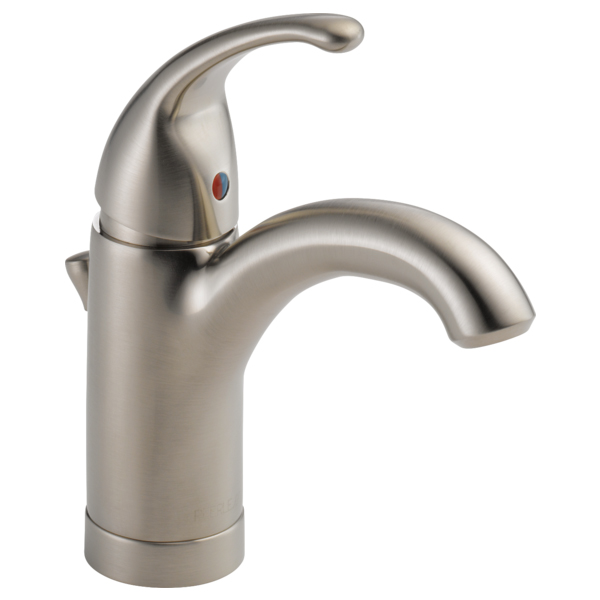 Apex Single Hole Lavatory Faucet W/Lever-Handle In Brushed Nickel