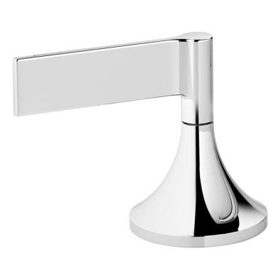 Vaia Deck Mounted Thermostatic Valve-Hot In Polished Chrome