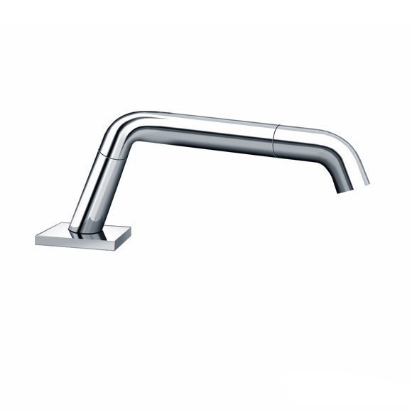 Affusion Pipe For Tub In Polished Chrome
