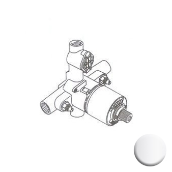 Pressure Balancing Valve Rough-In Only w/Diverter 1/2" NPT Inlets/Outlets