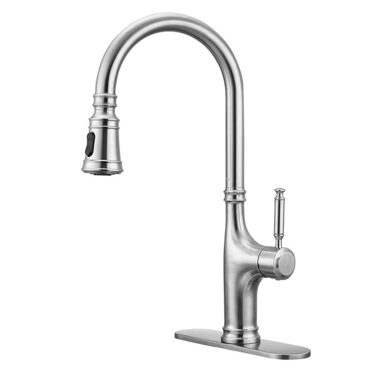 EOS-3 Stainless Steel Pull-Down Kitchen Faucet in Stainless