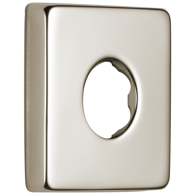 Square Shower Flange for Showerhead in Polished Nickel