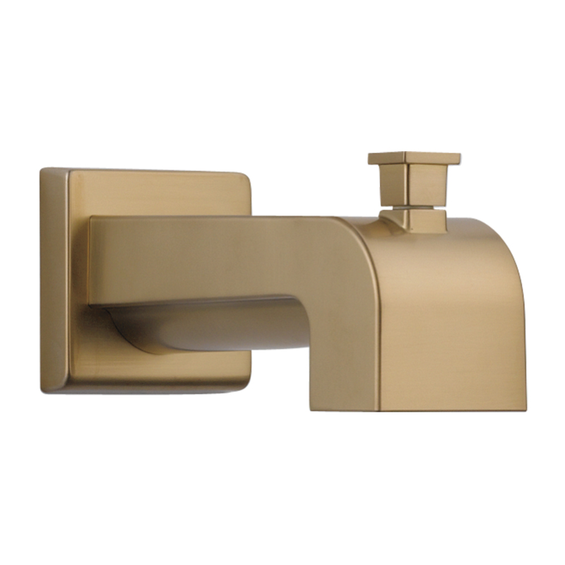 Arzo Pull Up Diverter Tub Spout in Champagne Bronze