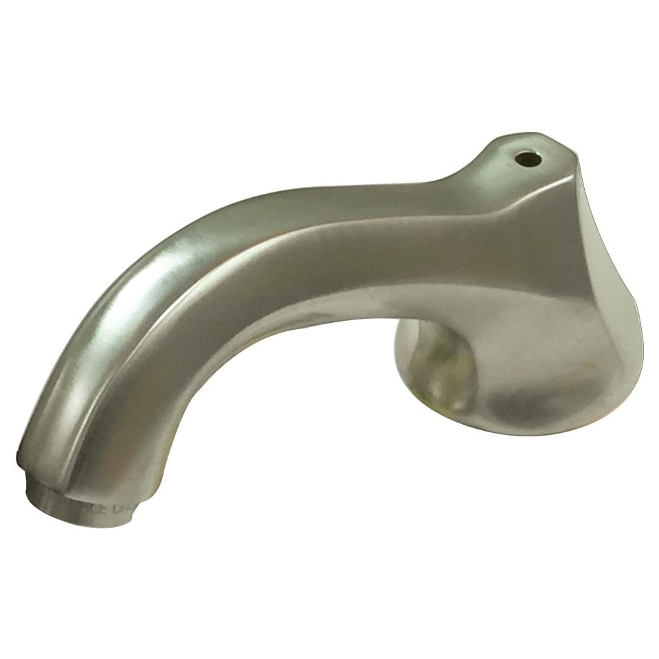 Hex Spout for Widespread Lav Faucet in Satin Nickel