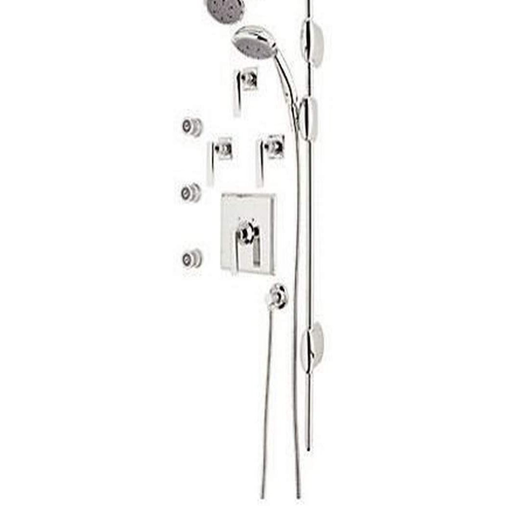 Vincent Shower Trim System W/Multi-Function Showerhead In Polished Nickel