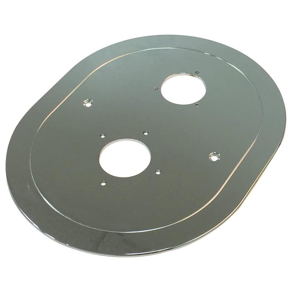 Perrin & Rowe Oval Faceplate Escutcheon in Polished Nickel