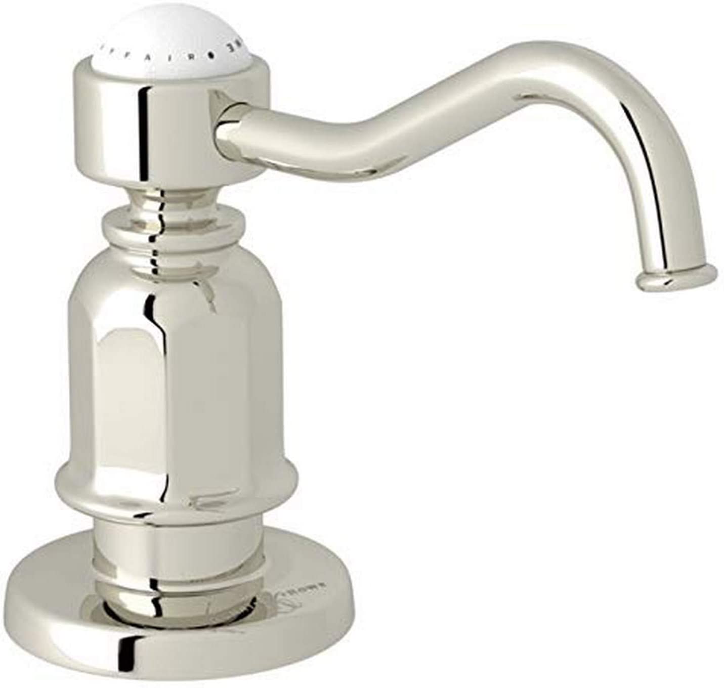 Perrin & Rowe Traditional Soap Dispenser in Polished Nickel