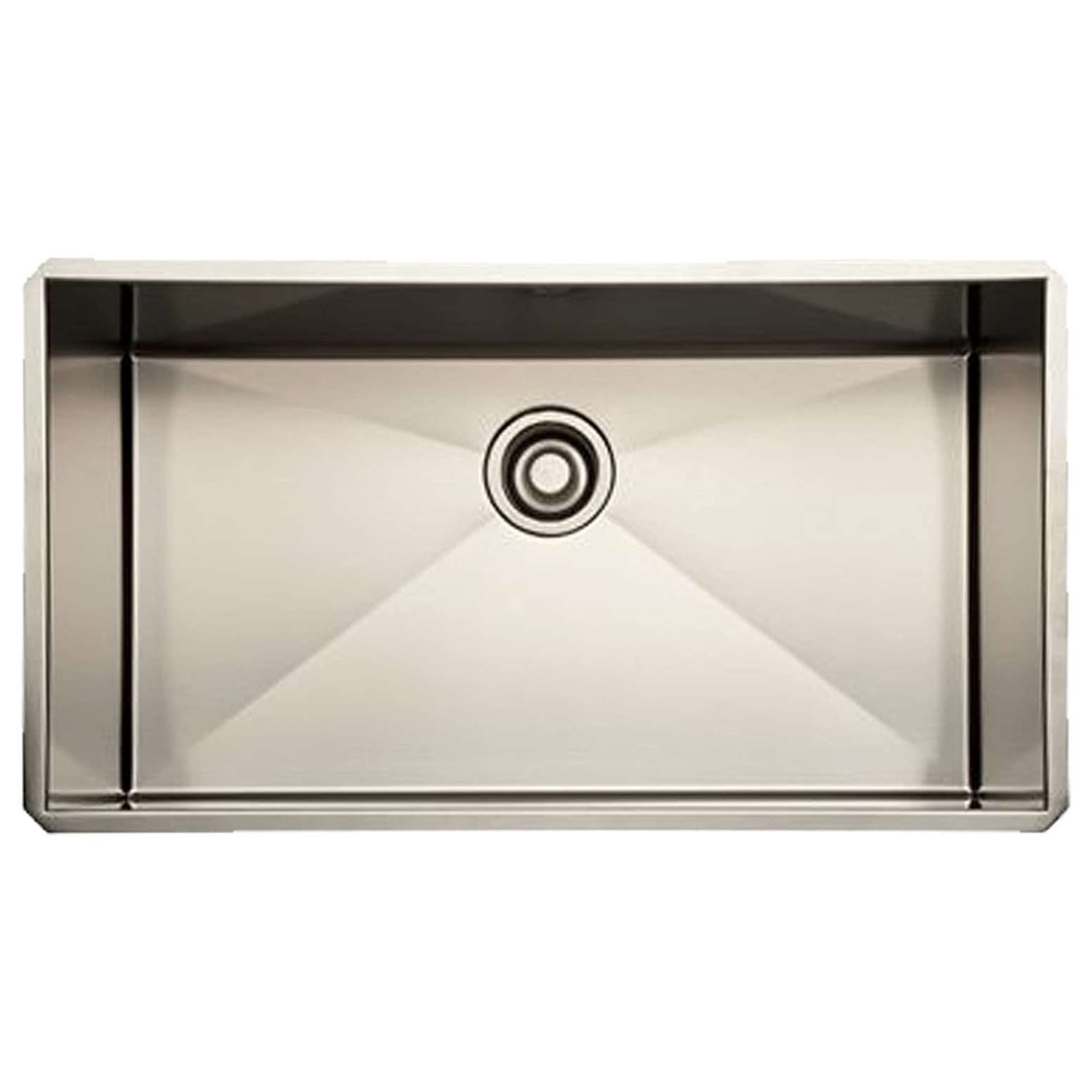 Forze 31-1/2x17-1/2x10" Kitchen Sink in Brushed Stainless