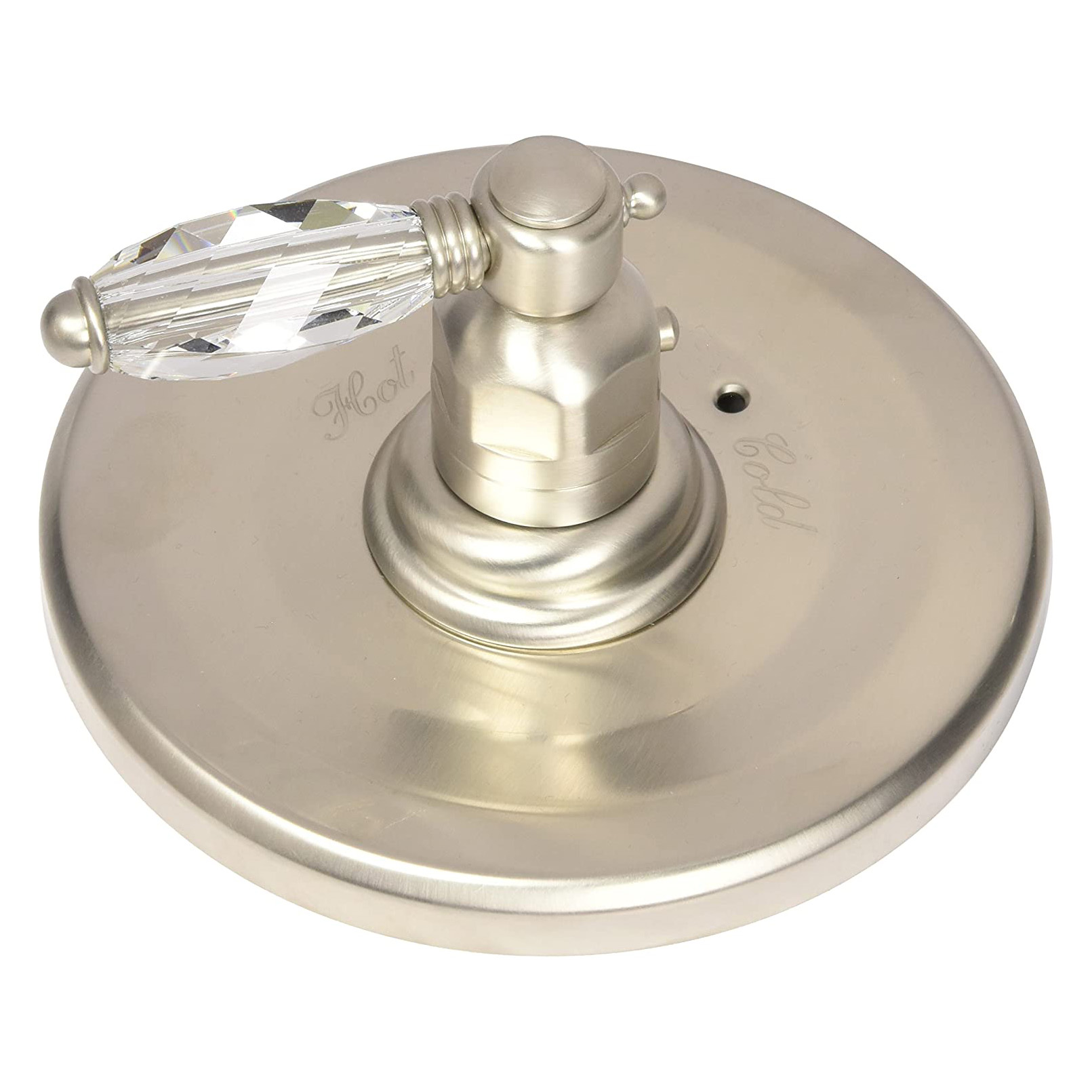 Country Bath Trim Plate In Satin Nickel