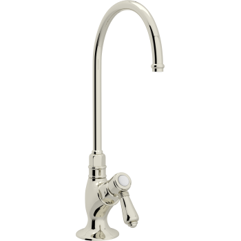 Country Kitchen Filter Faucet in Polished Nickel w/Mini Metal Lever