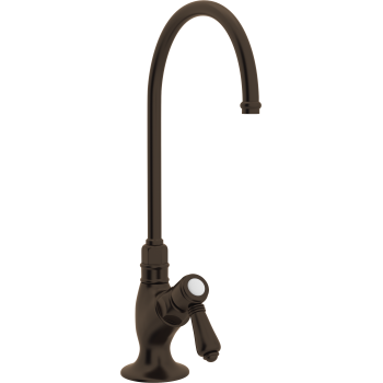 Country Kitchen Filter Faucet in Tuscan Brass w/Mini Metal Lever