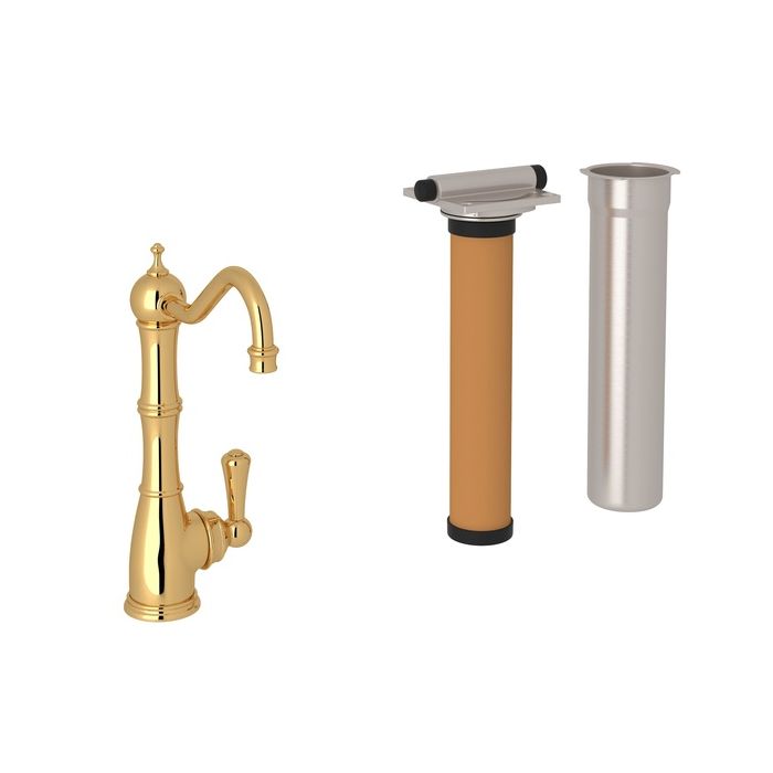 Filter Faucet in English Gold