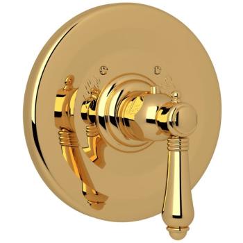 Country Bath Thermo Trim Plate In Italian Brass