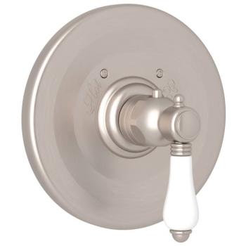 Country Bath Thermo Trim Plate In Satin Nickel