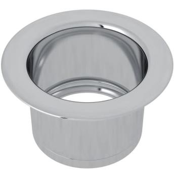 Extended Disposal Flange in Polished Chrome