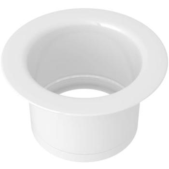Extended Disposal Flange in White
