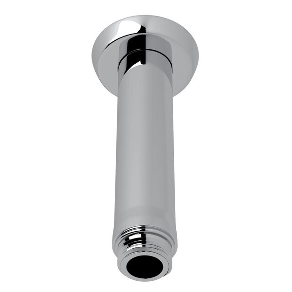 Perrin & Rowe Holborn Ceiling Mount Shower Arm & Flange In Polished Chrome