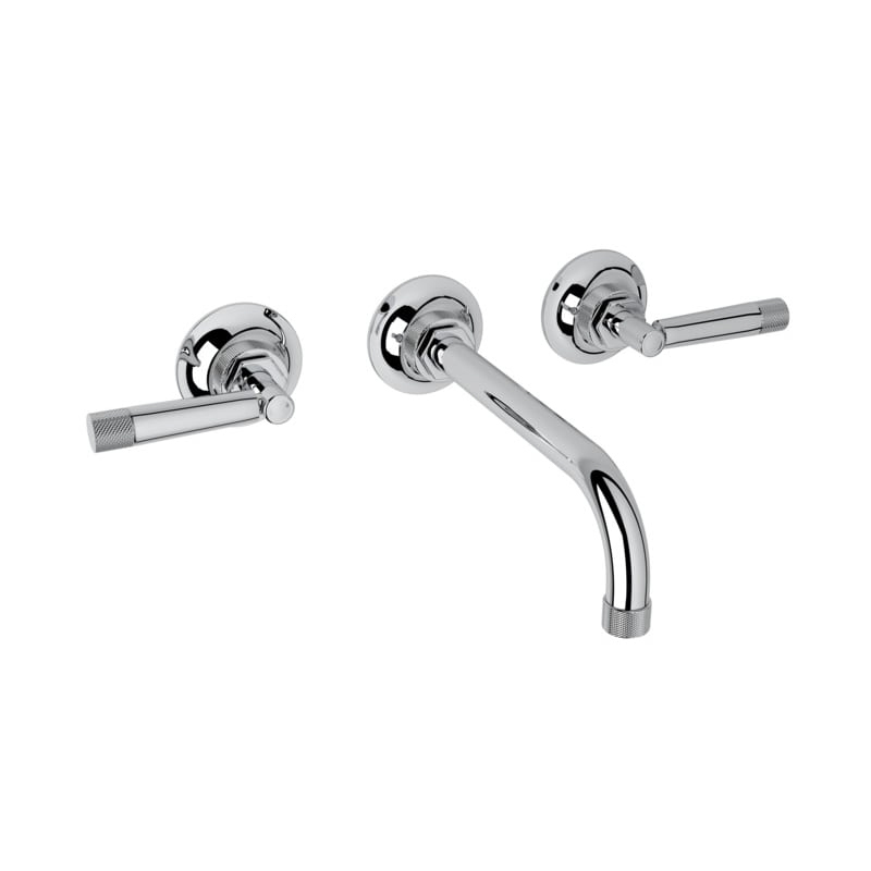 Graceline Wall Mounted Tub Faucet Less Hand Shower In Polished Chrome