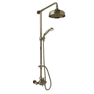 Arcana Shower System W/Showerhead and Hand Shower In Tuscan Brass