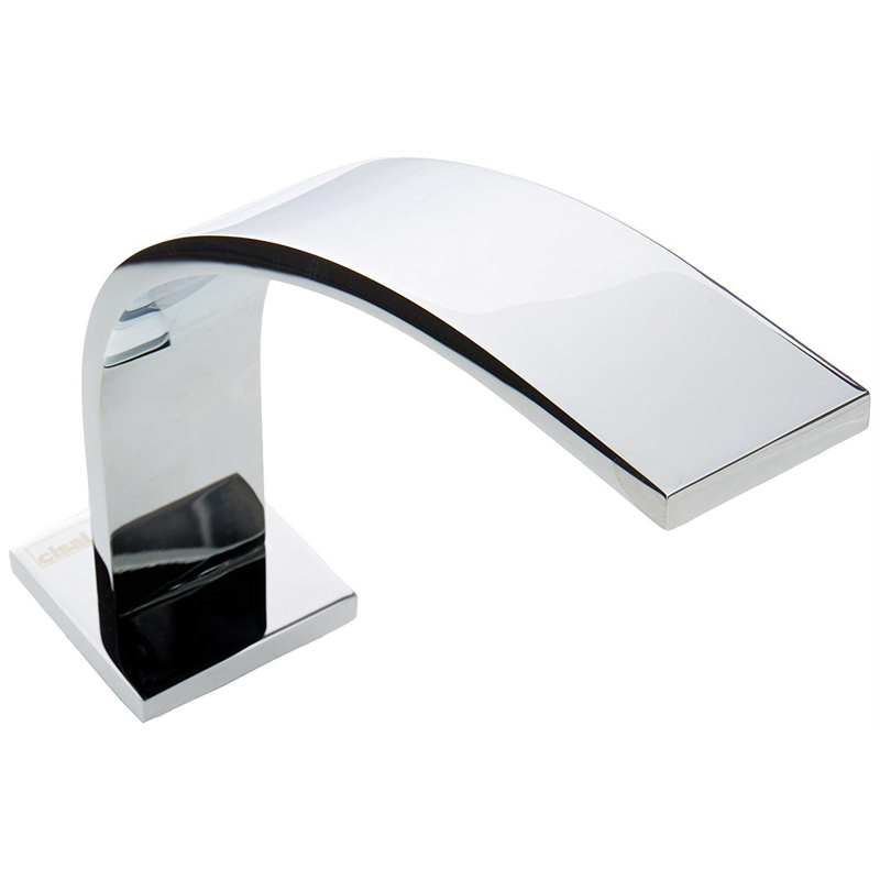 Wave Lav Spout w/Base and Aeratorin Polished Chrome