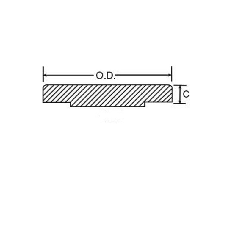 FLANGE 1 150# FLAT FACE BLIND NON-DOMESTIC