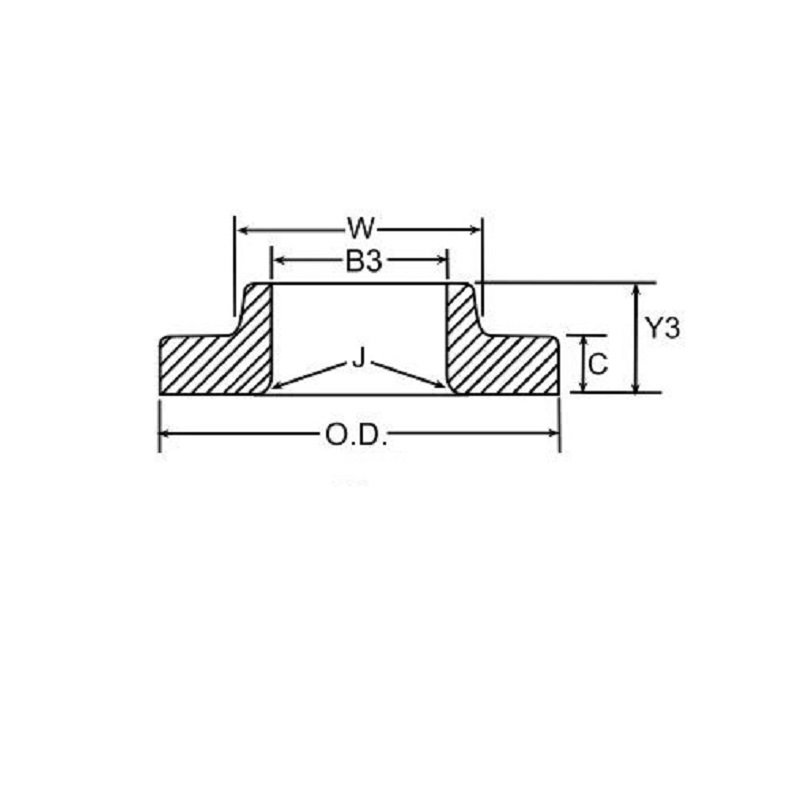 FLANGE 1 FORGED STEEL A105 150# LAP JOINT