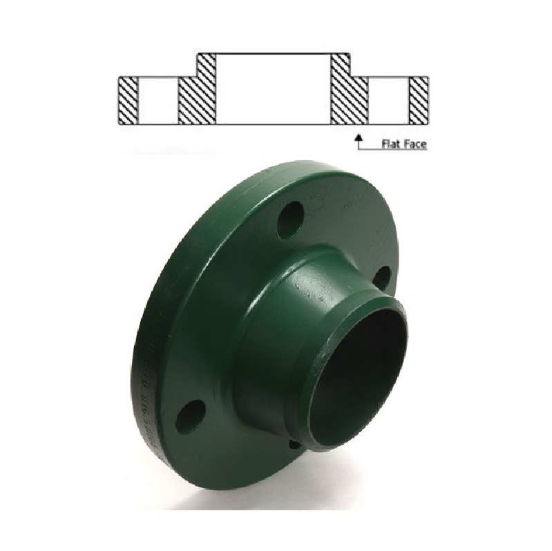 FLANGE 1-1/2 FORGED STEEL A105 150# FLAT FACE STANDARD BORE WELD-NECK