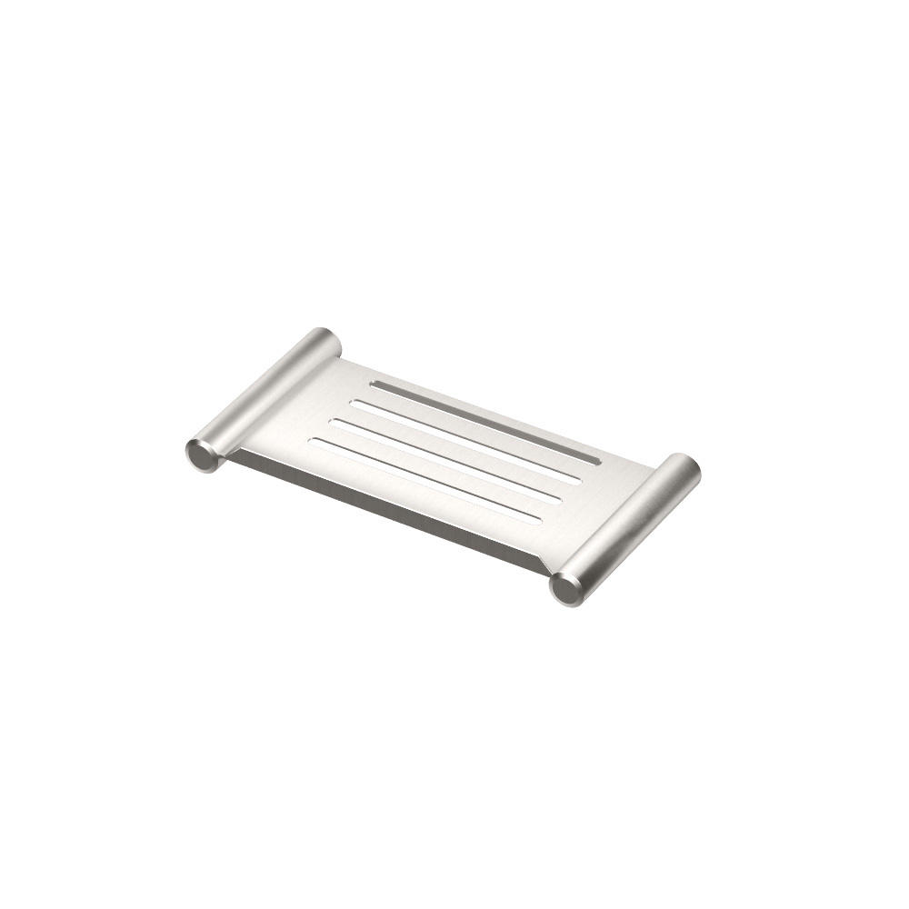 Elegant 10x5-3/16x7/8" Shower Shelf in Brushed