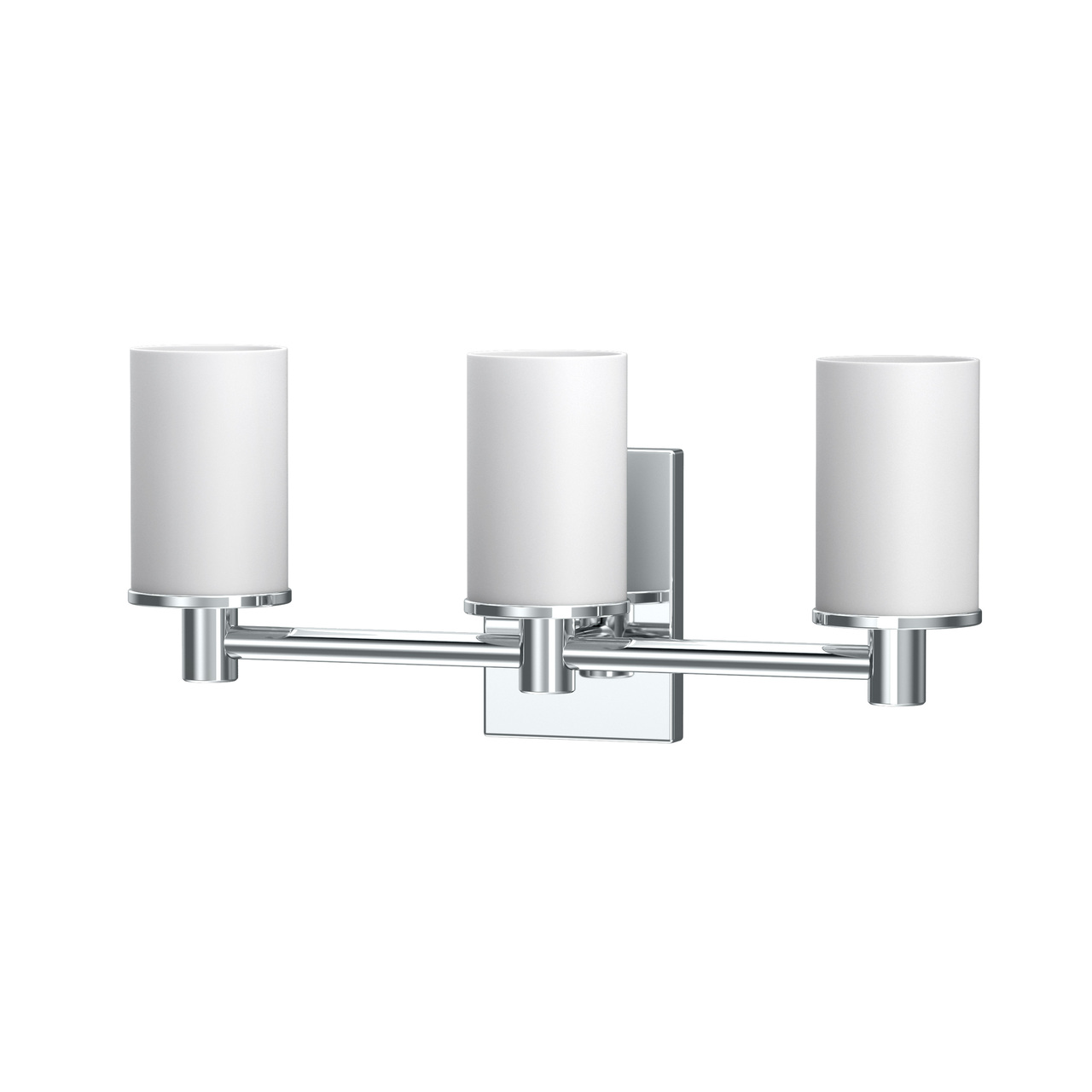 Modern Farmhouse Triple Light Sconce in Chrome