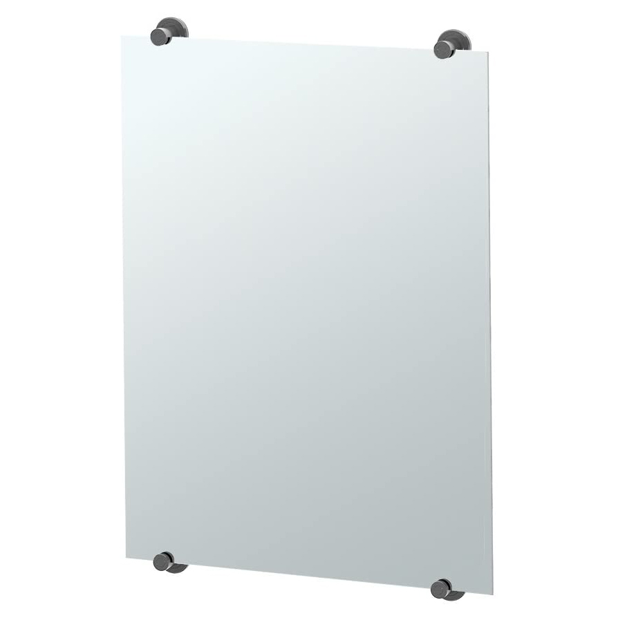 Latitude2 22x30" Fixed Mount Minimalist Mirror in Black