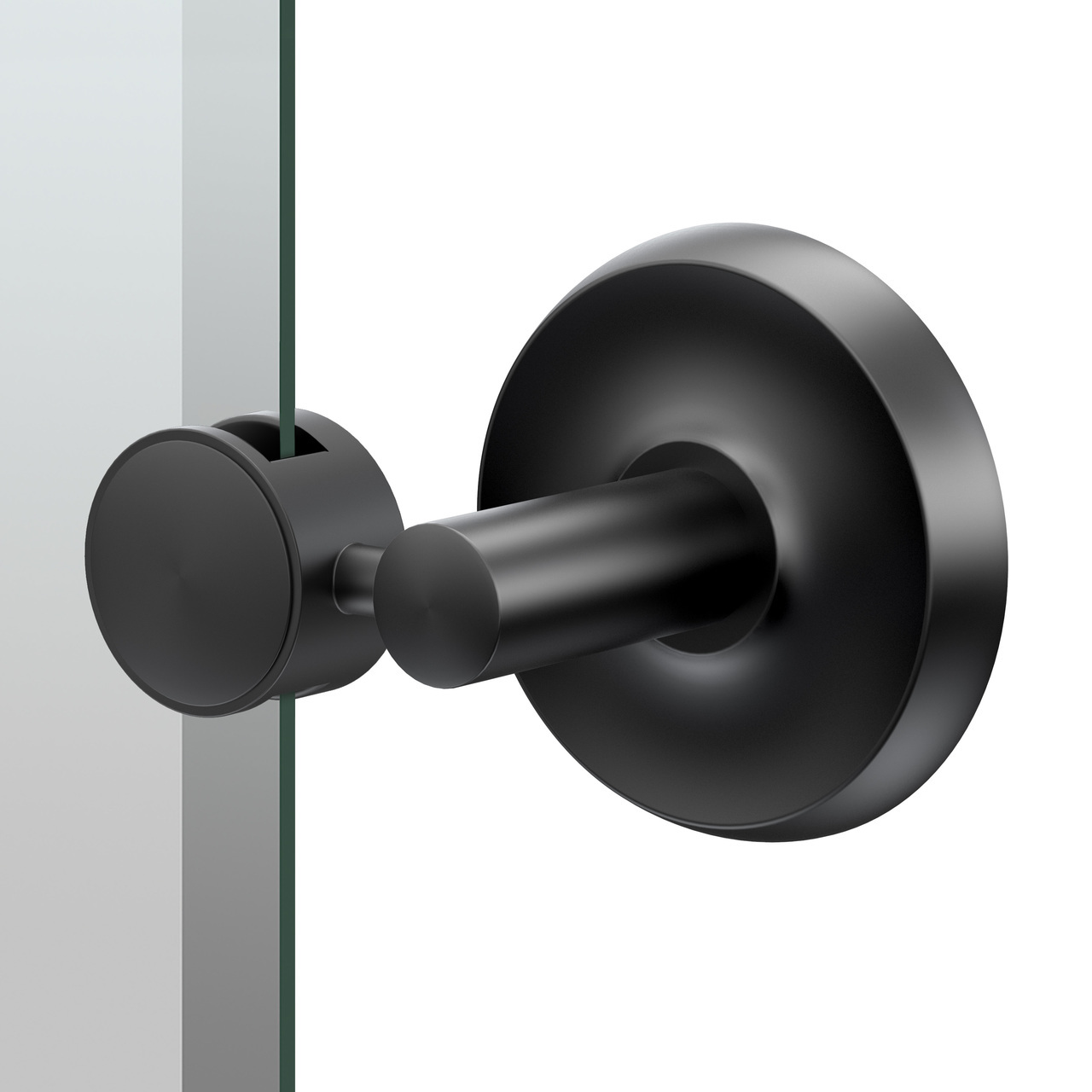 Designer II 19-1/2x26-1/2" Frameless Oval Mirror in Black