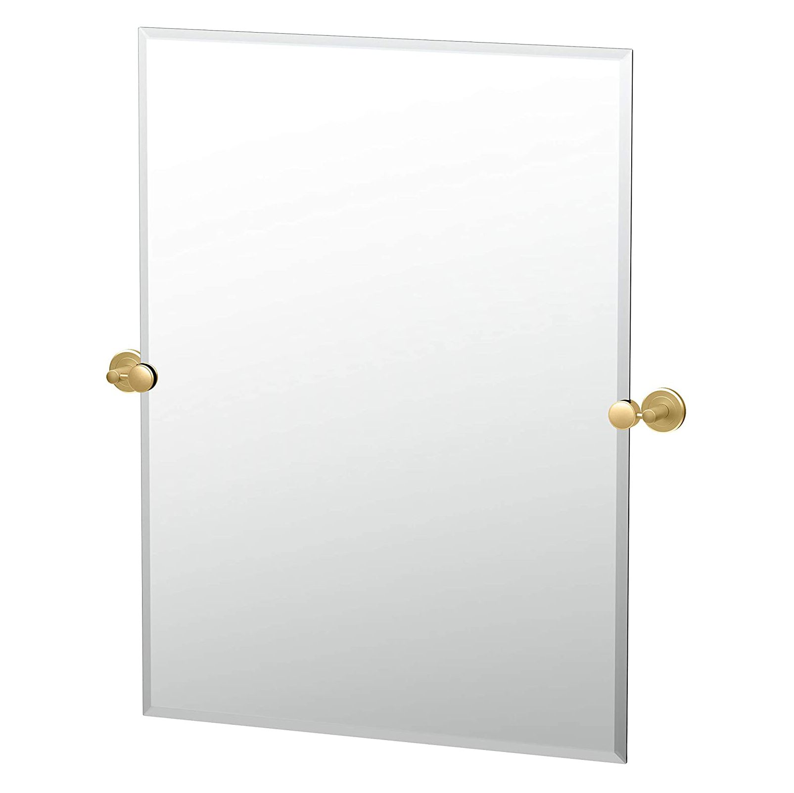 Latitude2 23-1/2x31-1/2" Frameless Rectangle Mirror in Brass