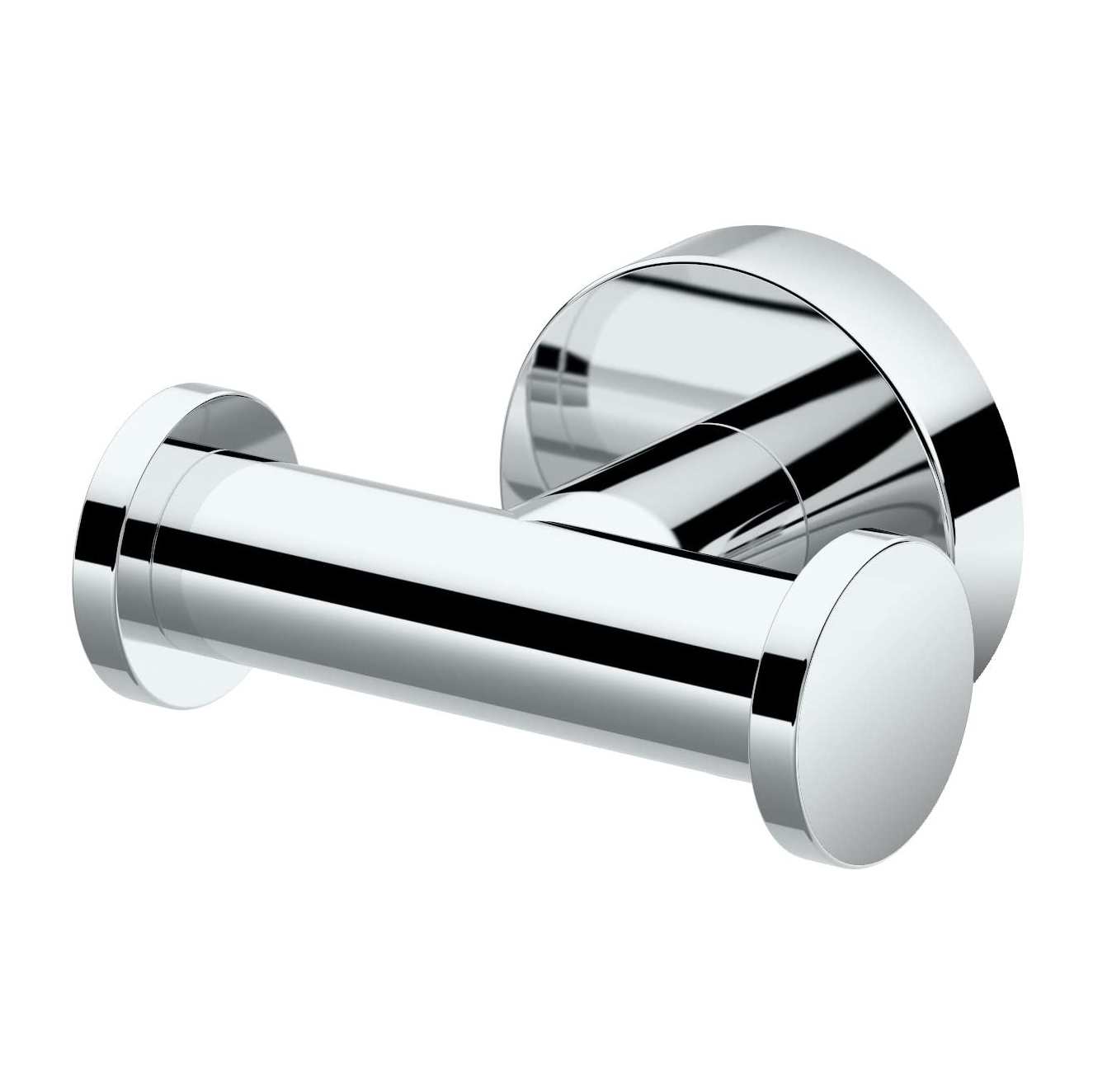 Glam Double Robe Hook in Chrome