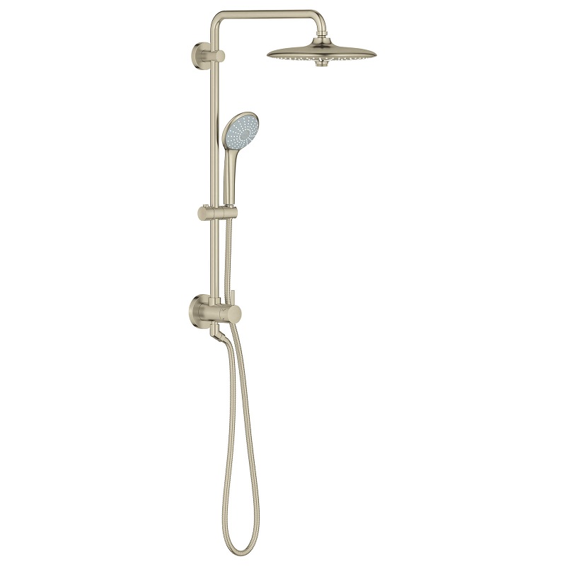 Retro-Fit 160 Shower System W/Showerhead and Hand Shower In Brushed Nickel Infinity Finish
